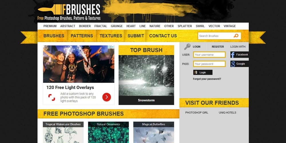 #1 Resources for Free Photoshop Brushes 7 FBrushes