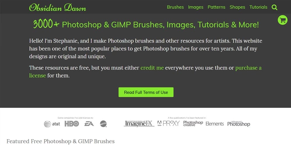 #1 Resources for Free Photoshop Brushes 8 Obsidian Dawn