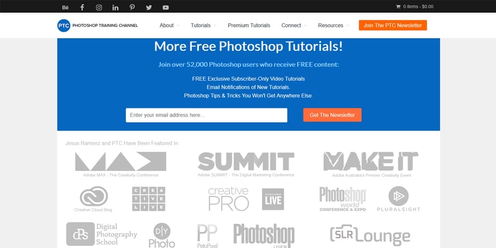 Best Places for Photoshop Tutorials 21 Photoshop Training Channel