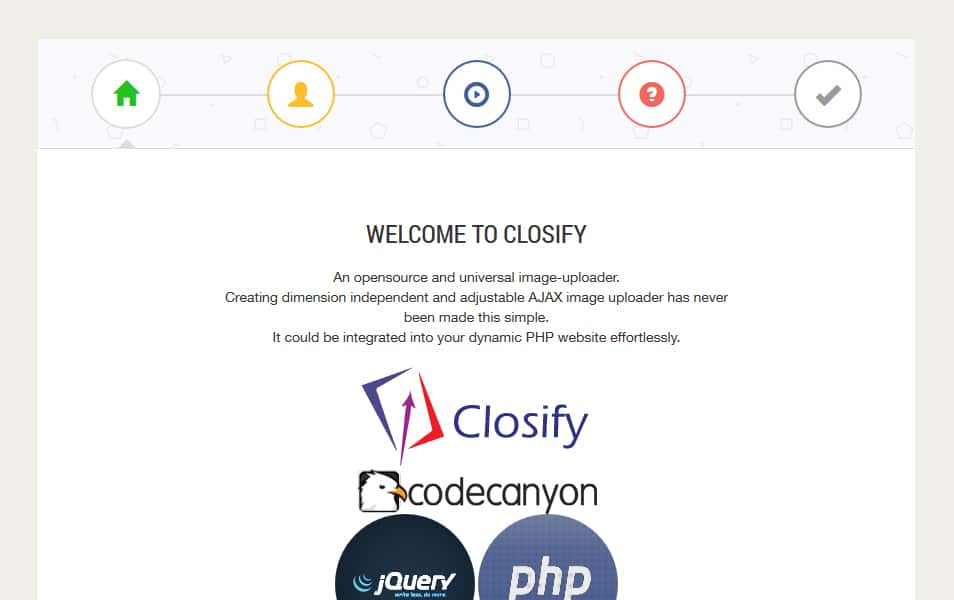 Closify - JavaScript File Upload Library