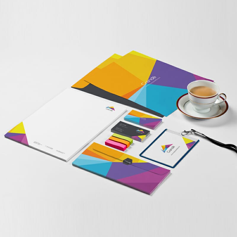 8 Free Photorealistic Stationery Branding PSD Mockups