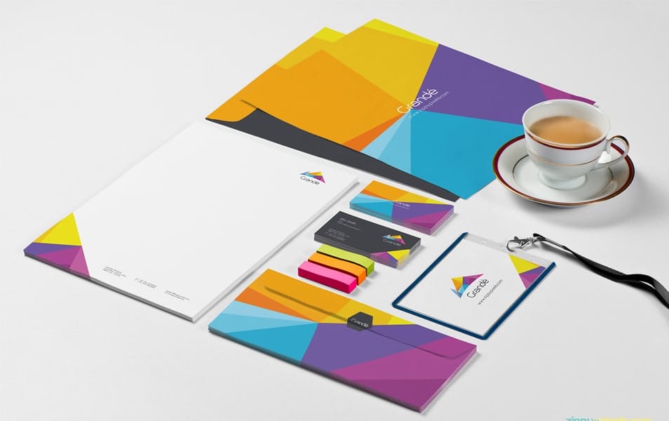 8 Free Photorealistic Stationery Branding PSD Mockups