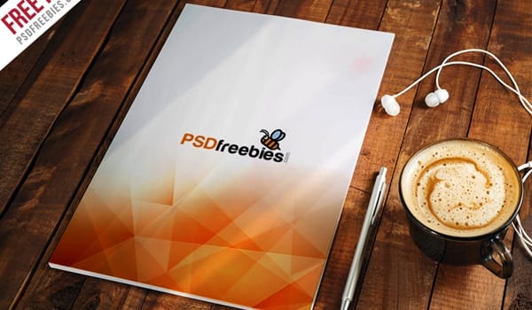 A4 Paper Mockup Free PSD Template