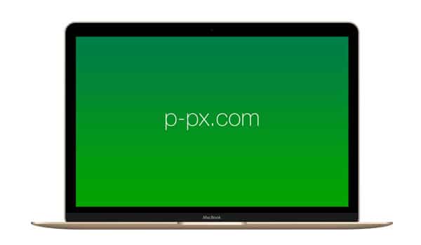 Apple MacBook Vector PSD Mockup