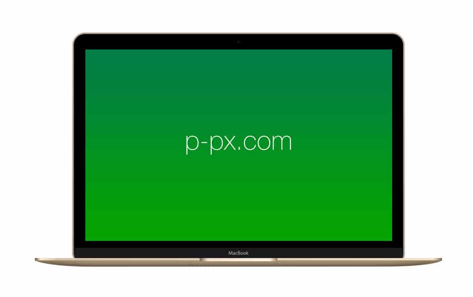 Apple MacBook Vector PSD Mockup