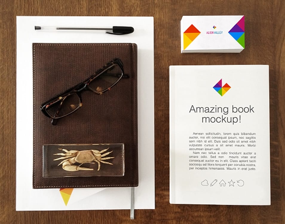Book And Business Card