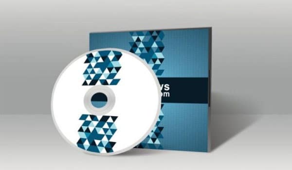 CD Cover Mockup Template