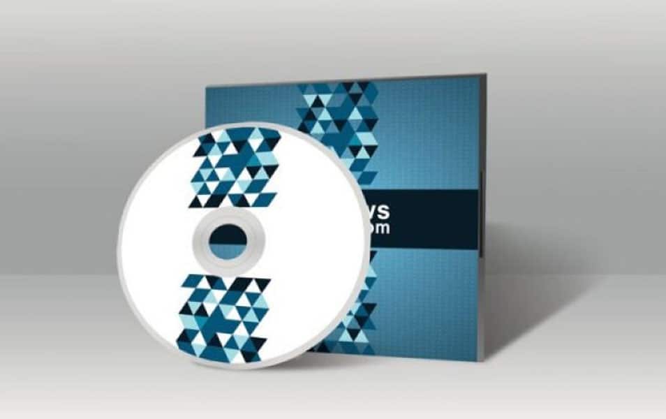 CD Cover Mockup Template