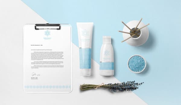 Cosmetics Mockup Free Scene