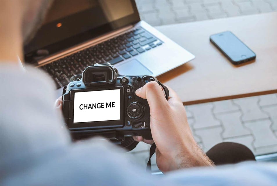 FREE PSD Camera Screen Mockup