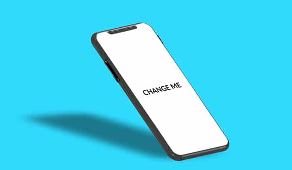 FREE iPhone X PSD Mockup