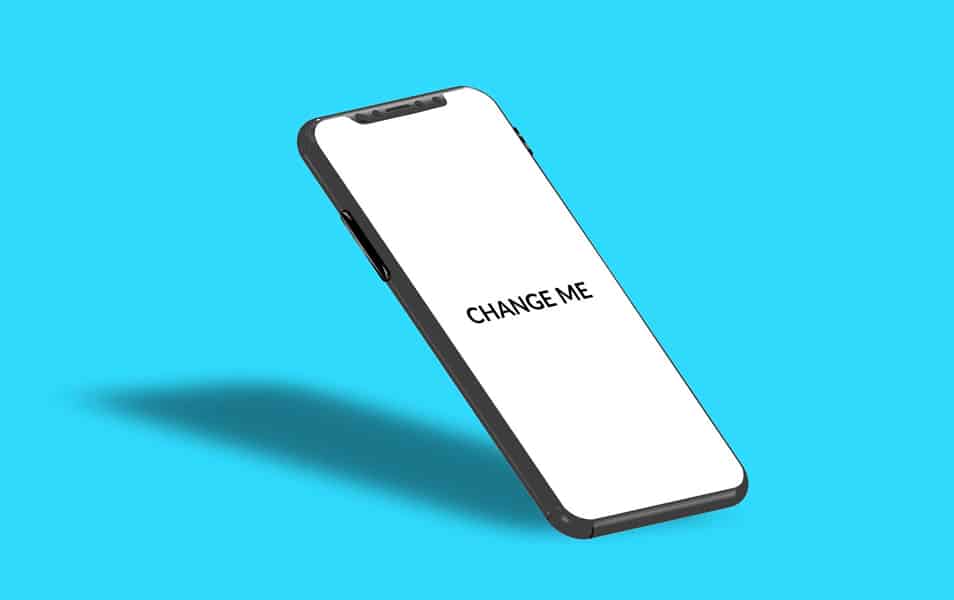 FREE iPhone X PSD Mockup