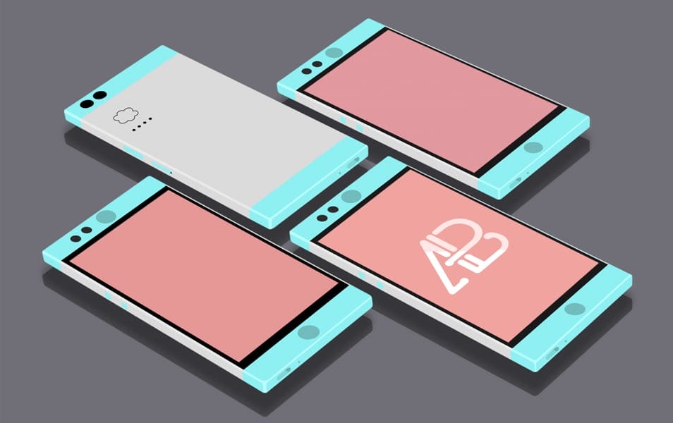 Flat Nextbit Robin Mockup