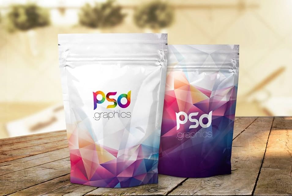 Foil Product Packaging Mockup PSD