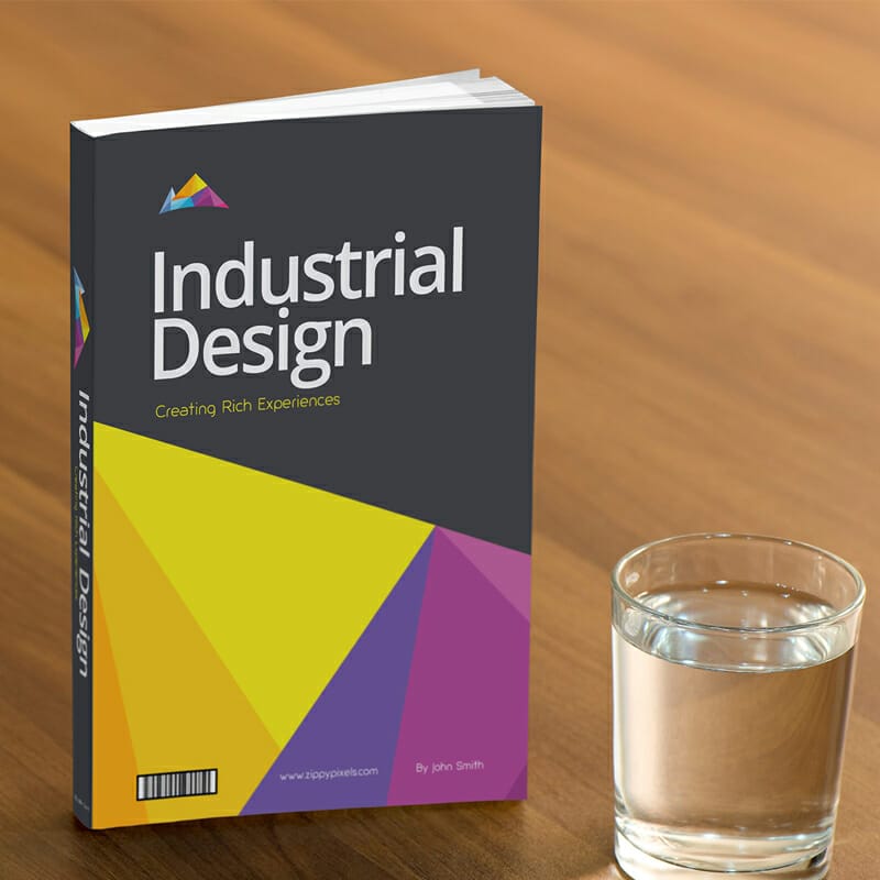 Free Book Cover PSD Mockup
