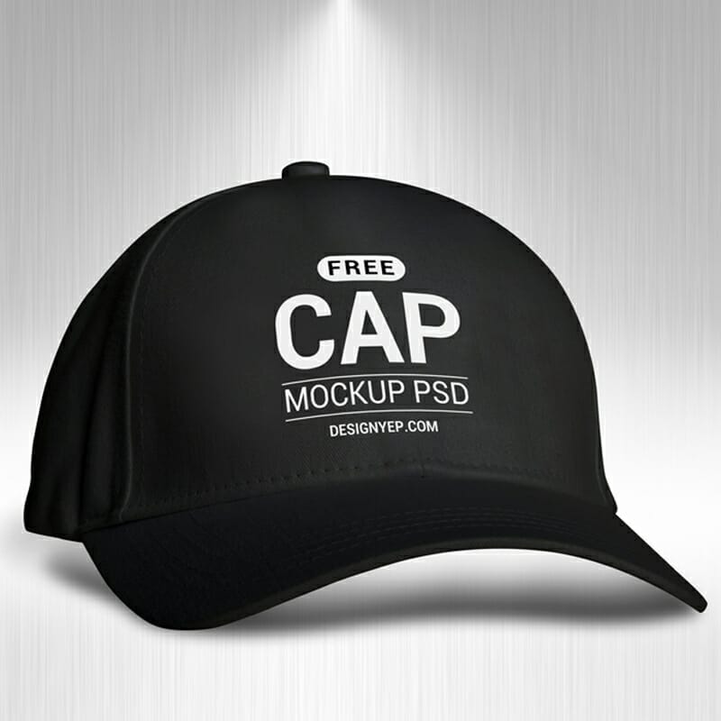 Free Cap Mockup PSD