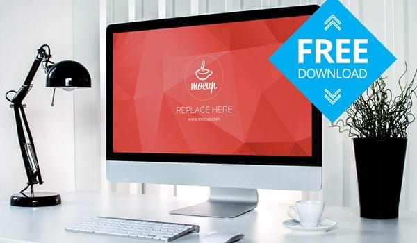 Free Container 5K iMac Mockup