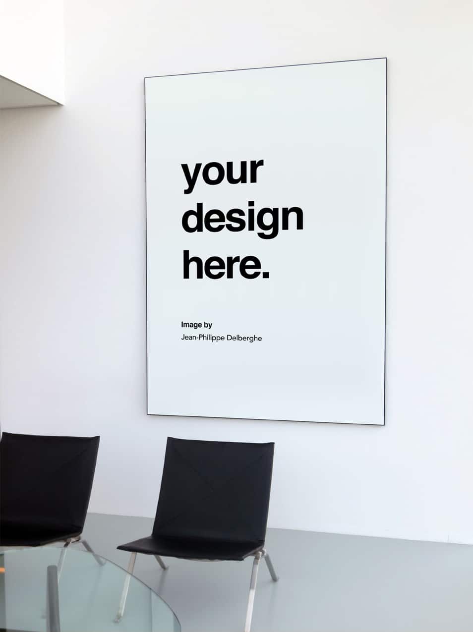 Free Indoor Poster Mockup