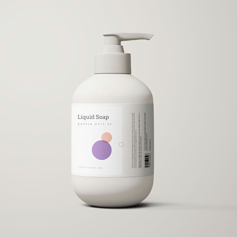 Free Liquid Soap Mockup