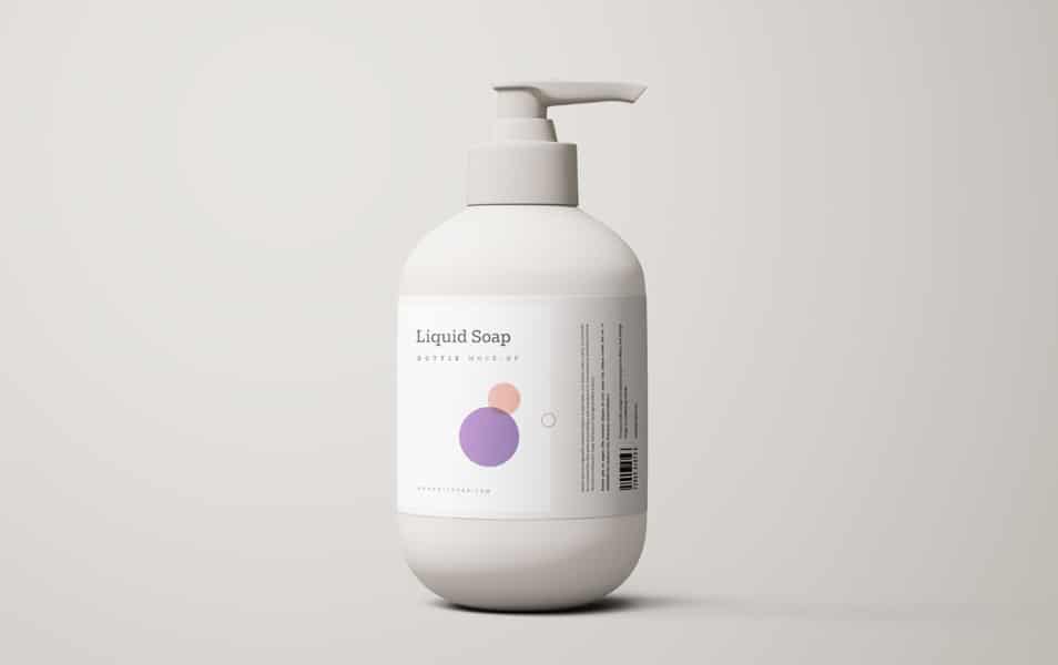 Free Liquid Soap Mockup