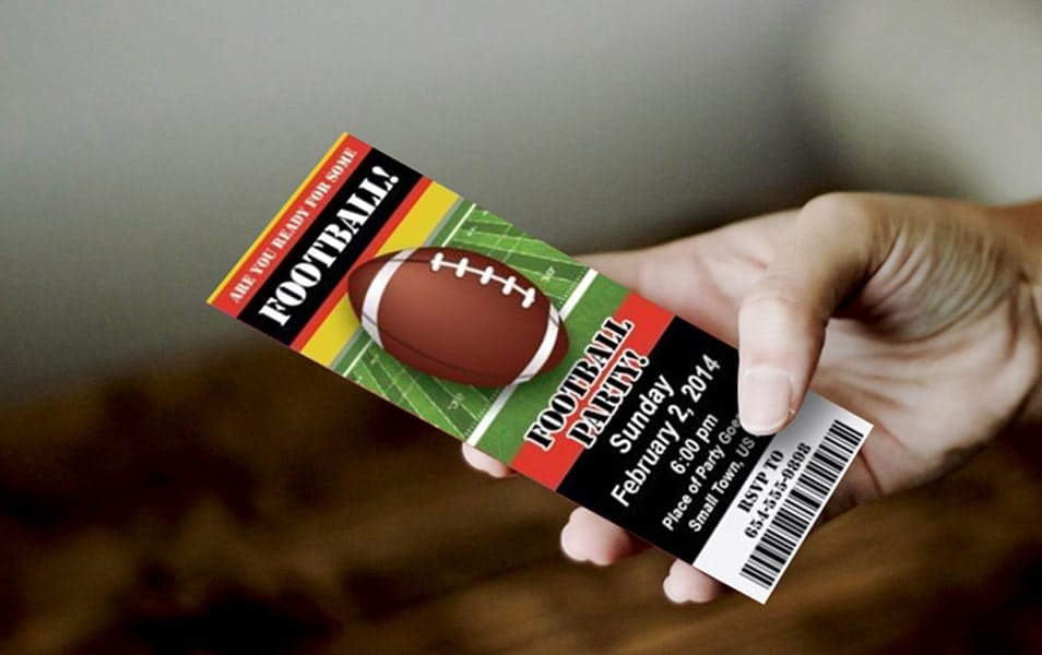 Free PSD Ticket Mockup