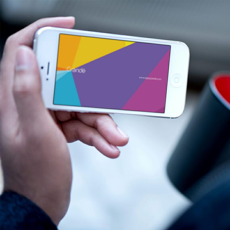 Free Photorealistic Device Mockup Of iPhone