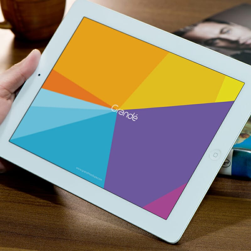 Free Photorealistic Device Mockup of iPad