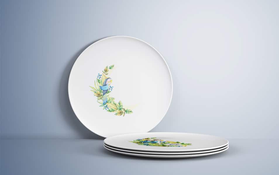 Free Plates Mockup PSD