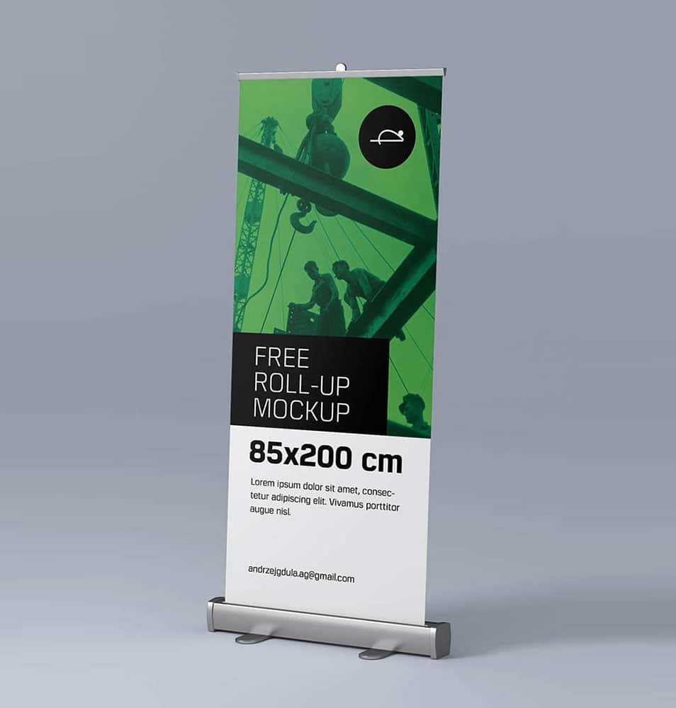 Free Roll-Up Mockup