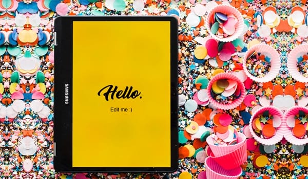 Free Samsung Tablet Mockup