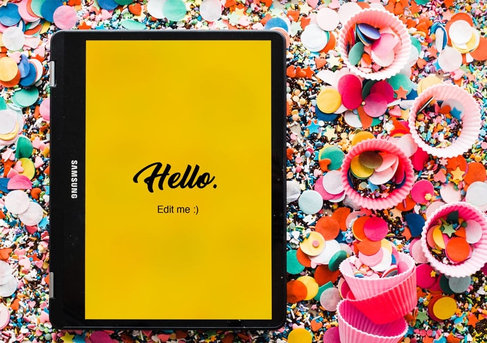 Free Samsung Tablet Mockup