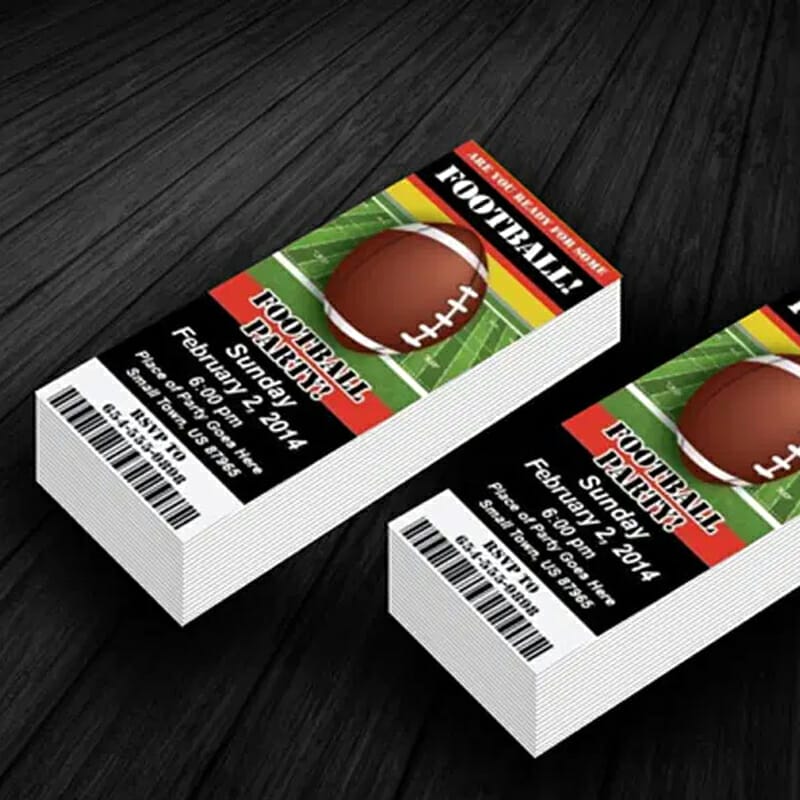 Free Ticket Mockup PSD Template