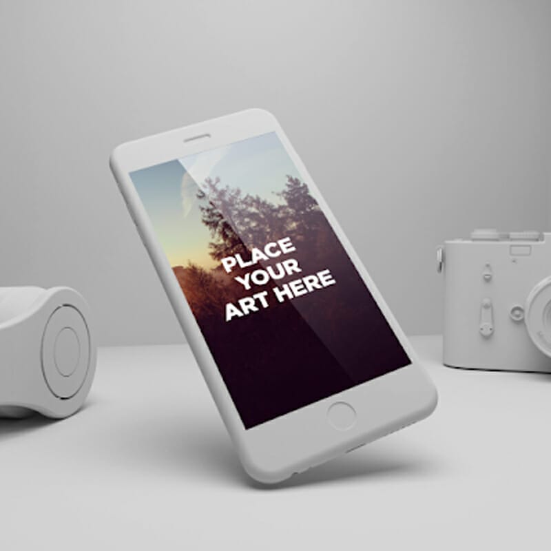 Free iPhone 6 Plus PSD Mockups