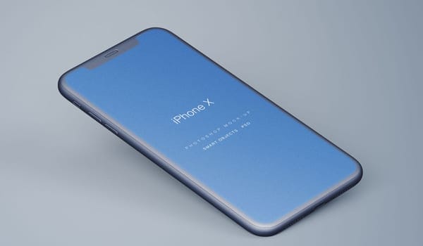 Free iPhone X Mockup PSD