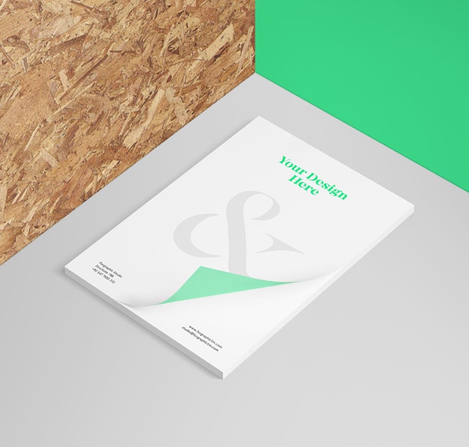 letterhead mockup css author