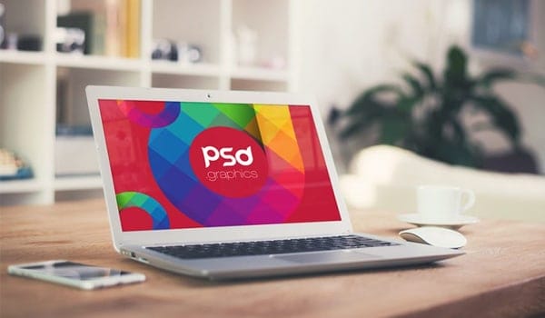 Macbook Air Mockup PSD