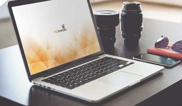 Macbook Pro Display Mockup Free PSD