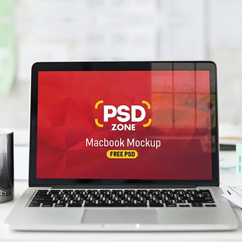 Macbook Pro Mockup Free PSD