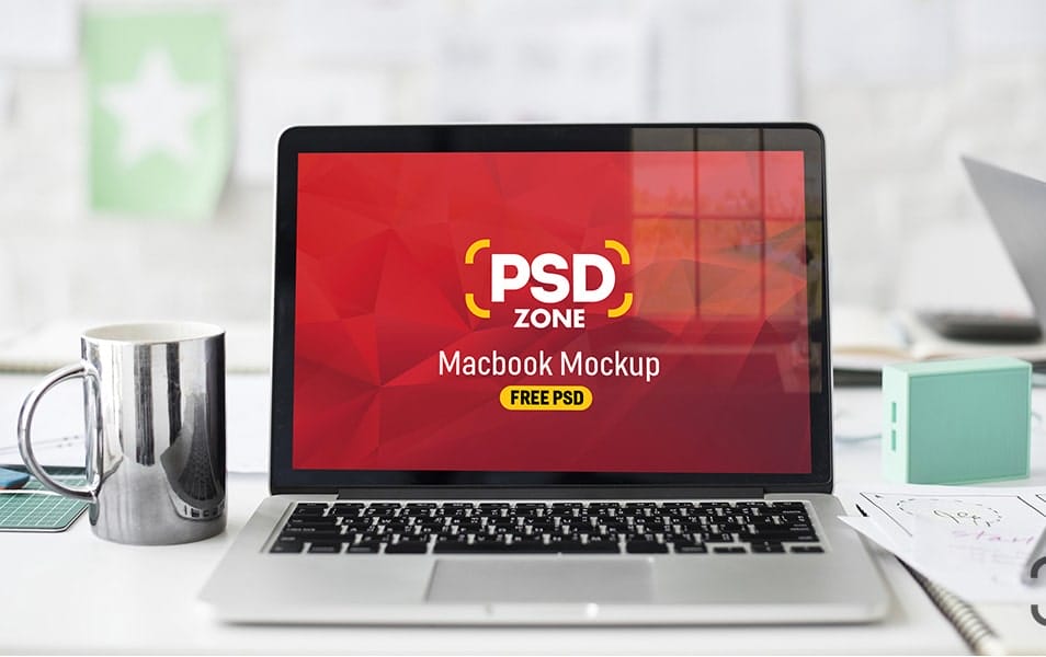 Macbook Pro Mockup Free PSD