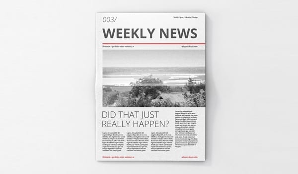 Newspaper Mockup