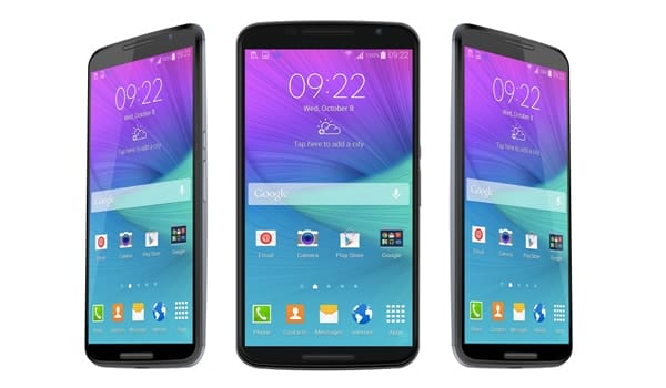 Nexus 6 Vector PSD Mockup