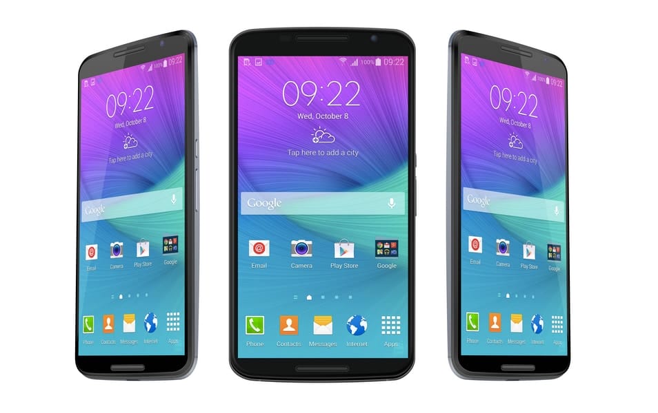 Nexus 6 Vector PSD Mockup