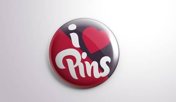PSD Button Badge Pin Mock-Up