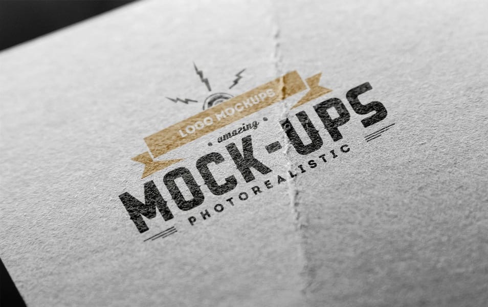 Paper Edition Logo Mock-Up
