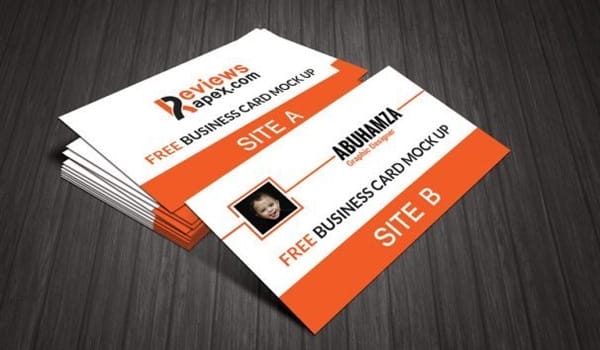 Photo Real Business Card Mockup