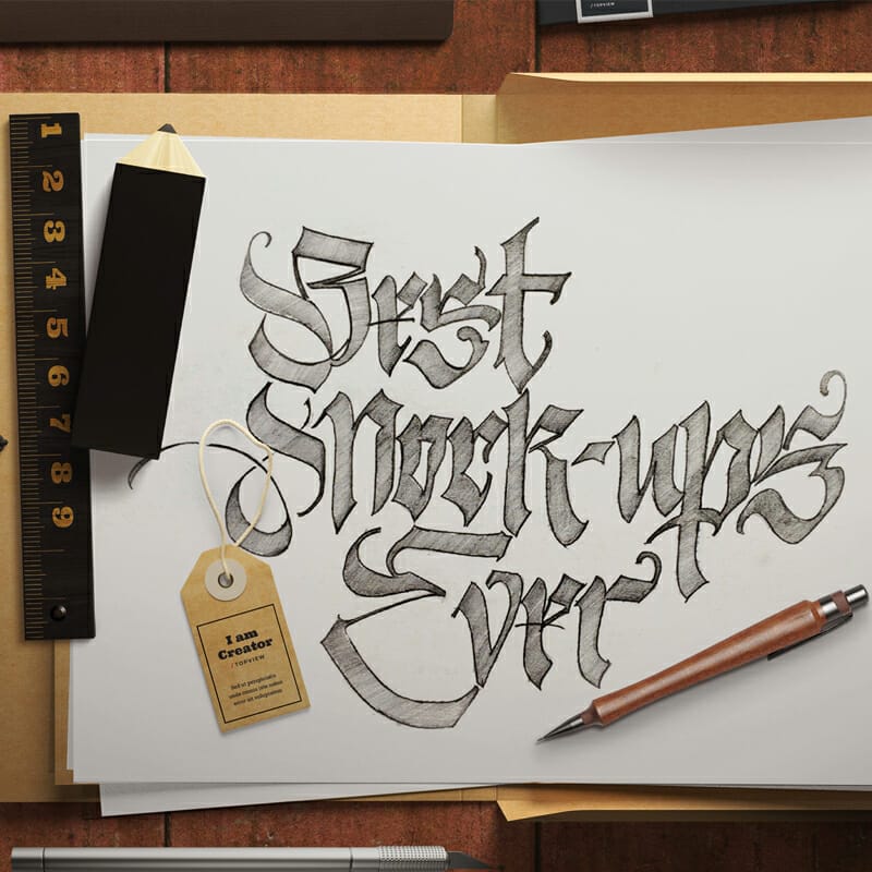 Presenting Mockup Scene