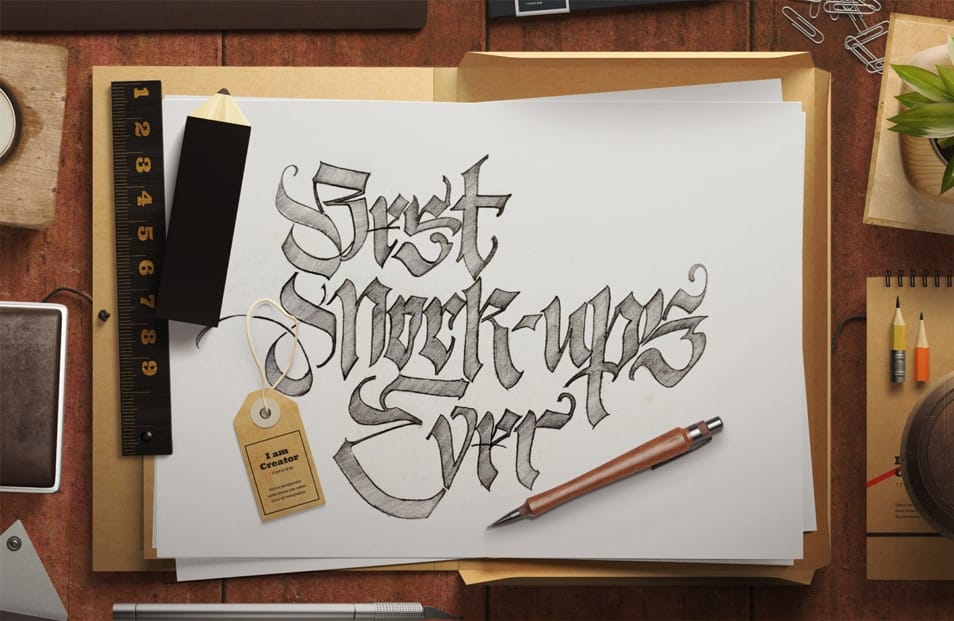 Presenting Mockup Scene