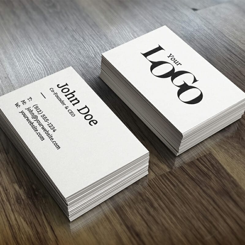 Realistic Business Card MockUp