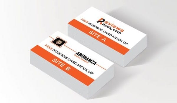 Realistic Business Card Mockup