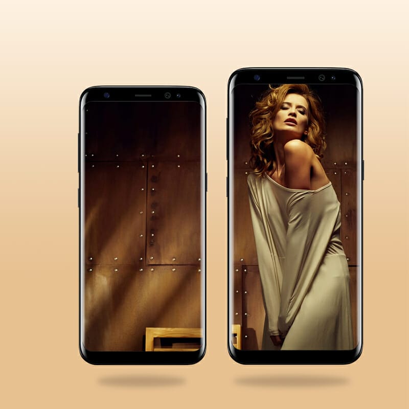 Samsung Galaxy S8 And S8+ Free PSD Mockup